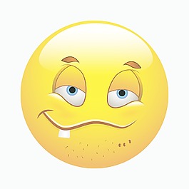 滑稽的微笑微笑