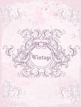 花卉矢量插画框架