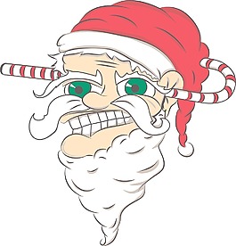 向量的糖果 圣诞老人