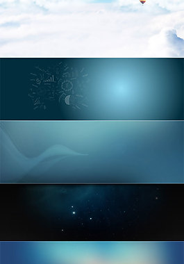 精美banner背景PSD分层素材网站