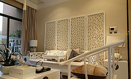 白色背景墙素材