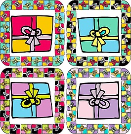 礼品盒矢量插画