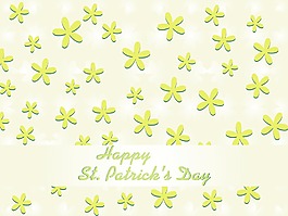 美丽的抽象的背景17三月三叶草