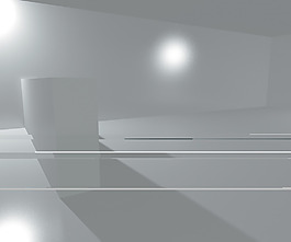 空的内部渲染的背景