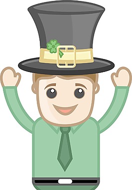 圣巴特里克节办公室妖精-卡通业务特点