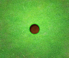 高尔夫球洞的背景