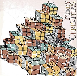 礼品盒矢量插画