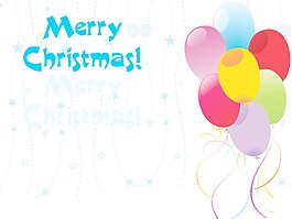 白色背景的彩色气球