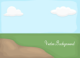 自然风景矢量图