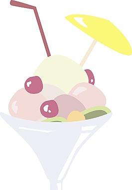 冰淇淋的向量元素