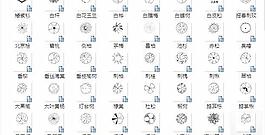 北方常用树CAD图块（带名称）