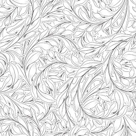 与老式的花朵图案矢量元素