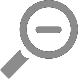缩小字形图标