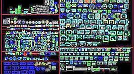 CAD平面图库综合