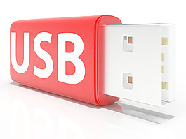 USB闪存驱动器的便携式存储或内存显示