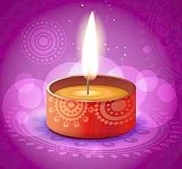 精致的排灯节插画矢量素材