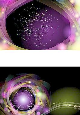 明亮的星系背景矢量素材