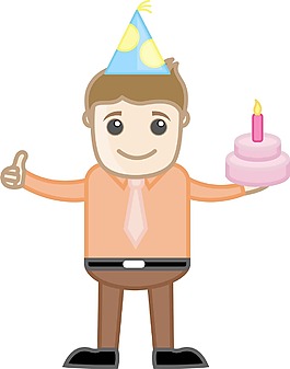 生日男孩卡通企业性质