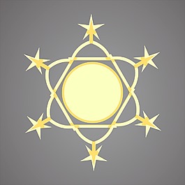 矢量星星点缀装饰