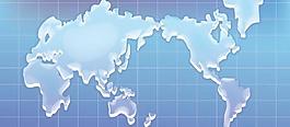 世界的载体材料的晶体纹理地图