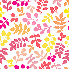 树叶主题无缝模式