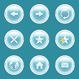 多媒体图标矢量