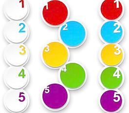 复杂的数字标签矢量素材08