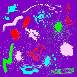 垃圾油漆溅向量