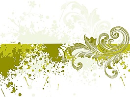 与蹩脚的花卉图案的背景