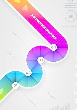 波纹数码时尚标签矢量素材1