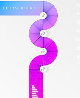 波纹数码时尚标签矢量素材3
