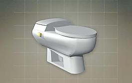 座便器0013D模型