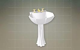 品牌洁具A0213D模型