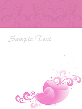 矢量浪漫的背景