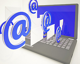 离开电脑显示正在进行的消息邮件标志