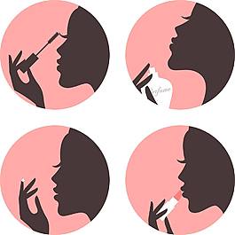 化妆的女人