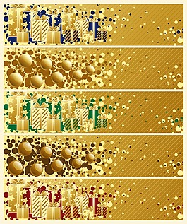 金色礼物背景