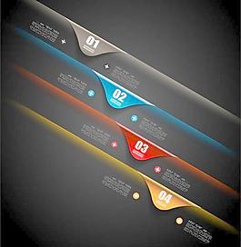 时尚数码标签矢量素材1