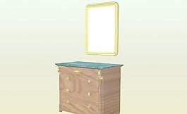 传统家具-2柜子3D模型f-021