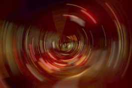 黑暗模糊的背景下的涟漪效应