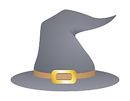 万圣节女巫的帽子