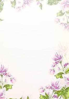 五颜六色的花的背景设计矢量素材