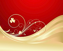 节日的金色的花艺设计