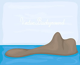 海岛矢量图