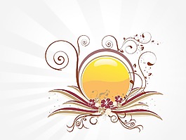 灰色射线背景与艺术创作