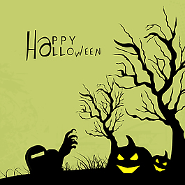 横幅或背景的万圣节晚会