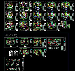 某高层住宅楼cad结构图