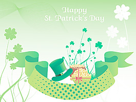 帕特里克Day的美丽图案的壁纸