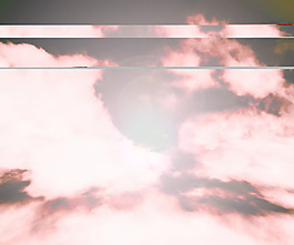 蓝天白云的舞台背景