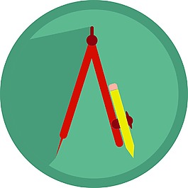 商业指南针矢量图标